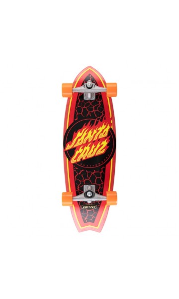 Santa Cruz Carver 31,52 Flame Dot Surfskate