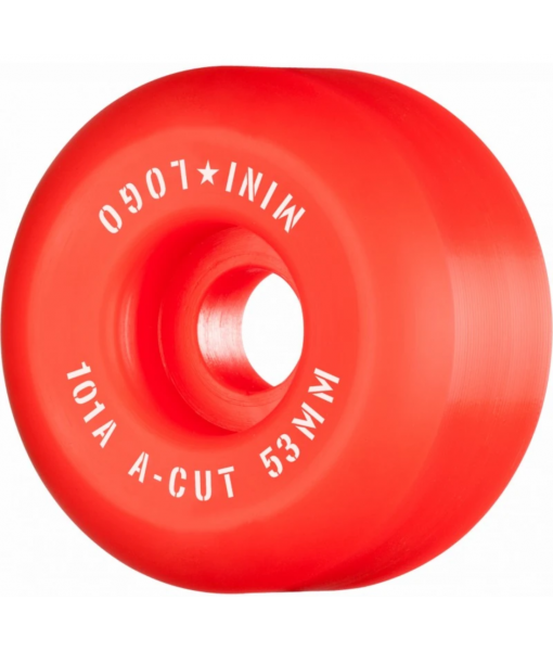 MINI LOGO KAYKAY TEKERLEK SETI RED A CUT "2" 53MM 101A