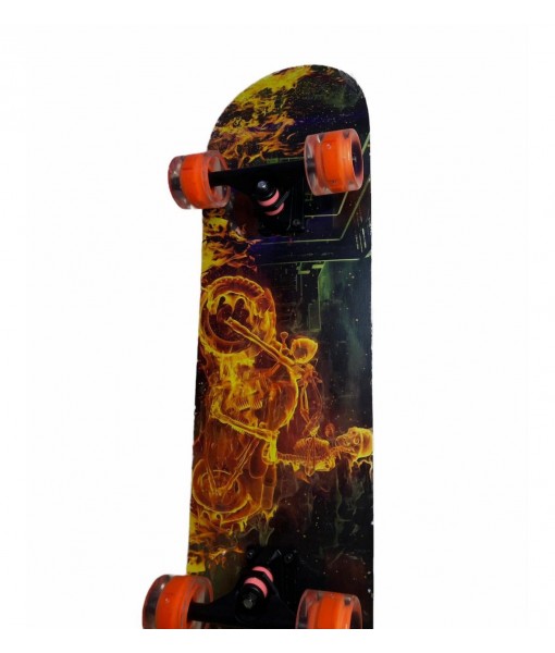 SkateDose 8,0 Ghost Rider Semi-Profesyonel Üstü Zımpara Silikon Tekerli Kaykay